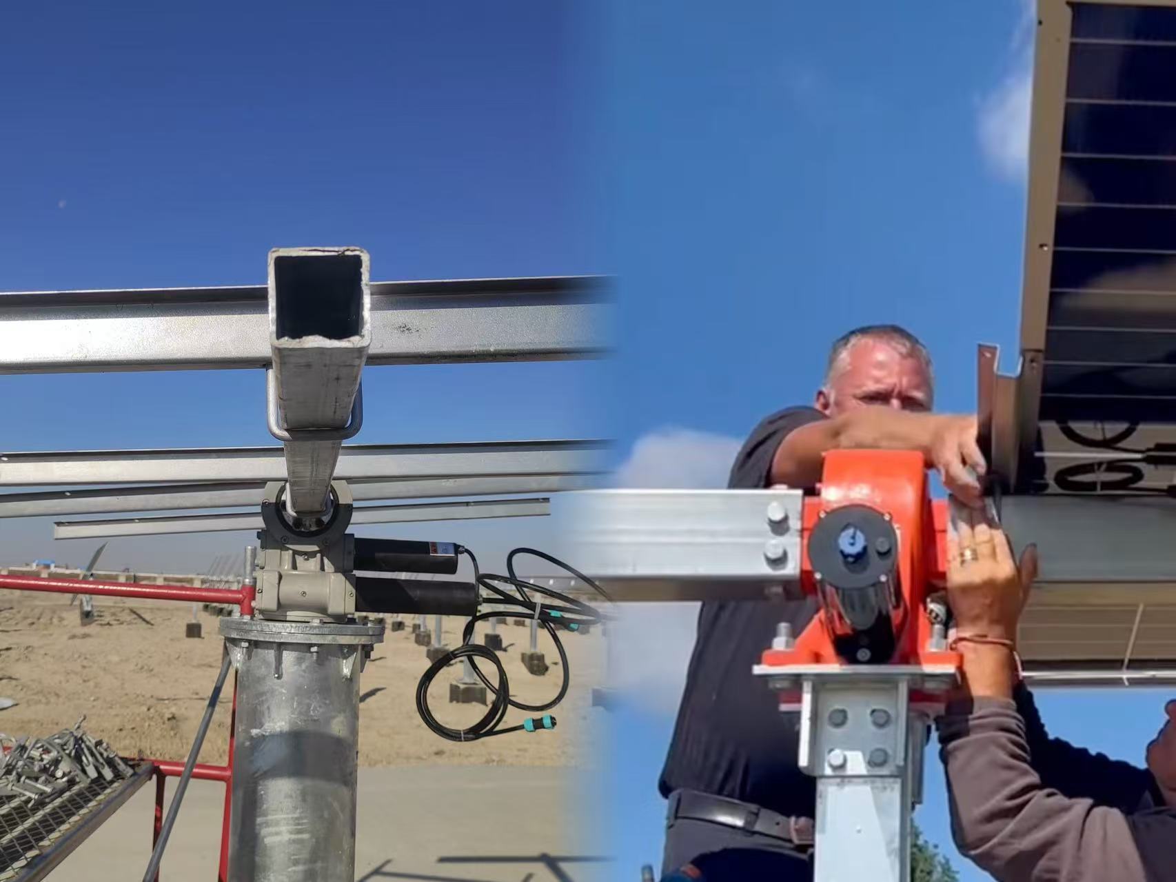 Últimos blogs da empresa sobre Eixo único versus eixo duplo Solar Tracker Slew Drive