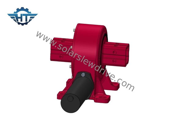 comprar CE Vertical Envelope Slew Drive Worm Gearbox para sistema de rastreamento solar flexível online manufacture