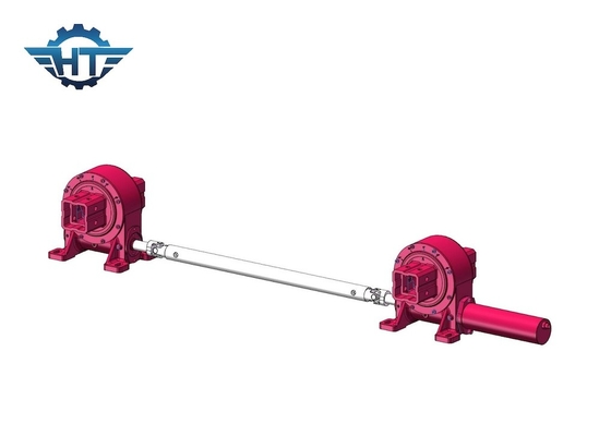 C4 Superfície Anti-Corrosião Interno Hard Stop Worm Gear Slewing Drive para aplicações de desempenho