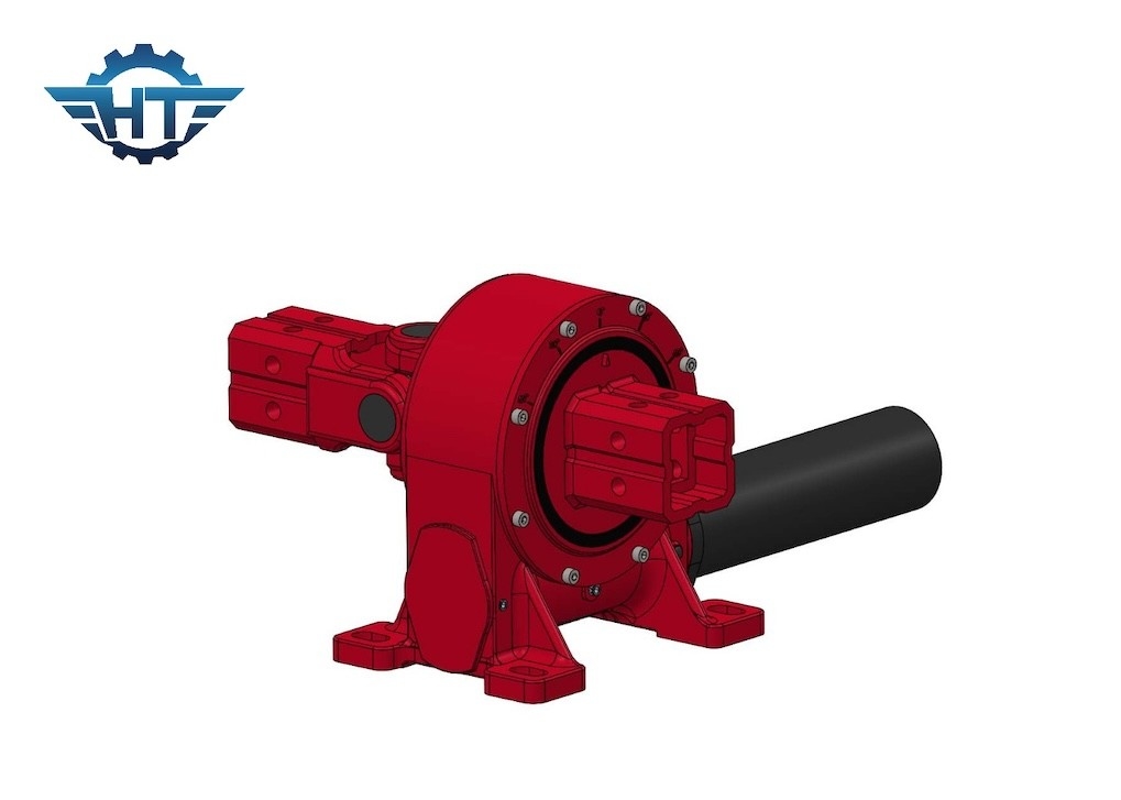C4 Superfície Anti-Corrosião Interno Hard Stop Worm Gear Slewing Drive para aplicações de desempenho