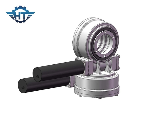 Tracker solar de duplo eixo rotativo Slew Drive Back Holding Torque 1800-89000Nm Com potência de 24VDC